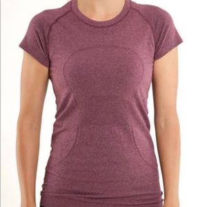 Lululemon Mauve Swiftly Tech Short Sleeve